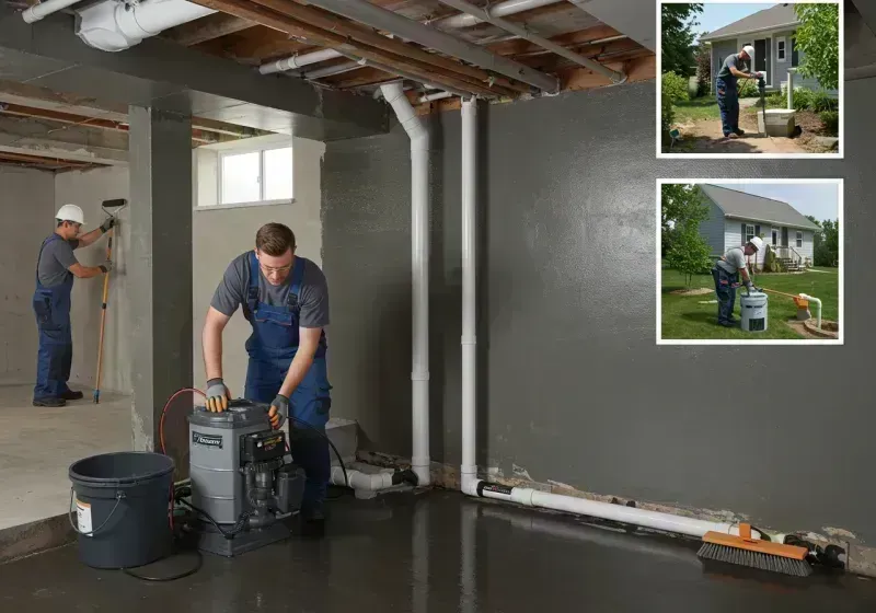 Basement Waterproofing and Flood Prevention process in Columbia City, IN